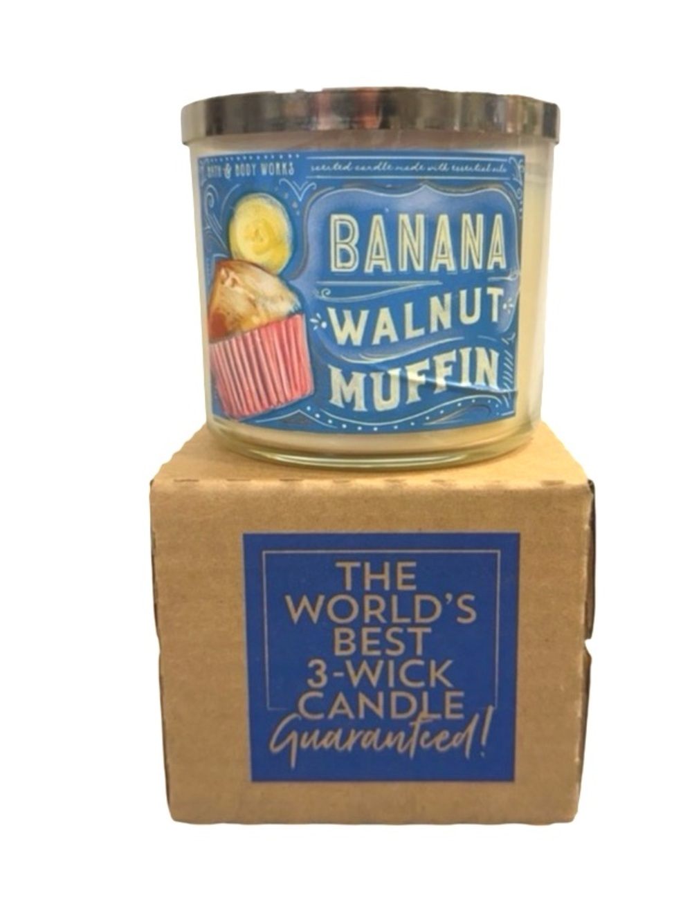 Banana Walnut Muffin Candle